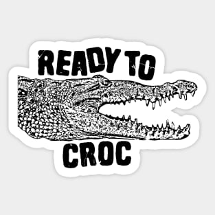 crocodile jokes Sticker